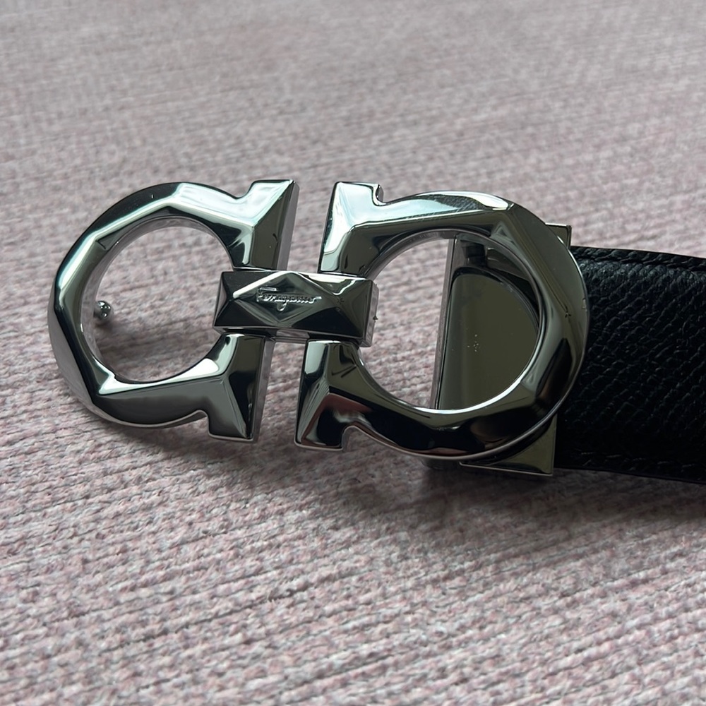 Ferragamo Silver Belt